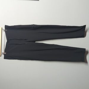 Adar straight leg black scrub pant Large